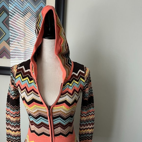 Missoni Zip-up Hoodie Sweater - Picture 2 of 5